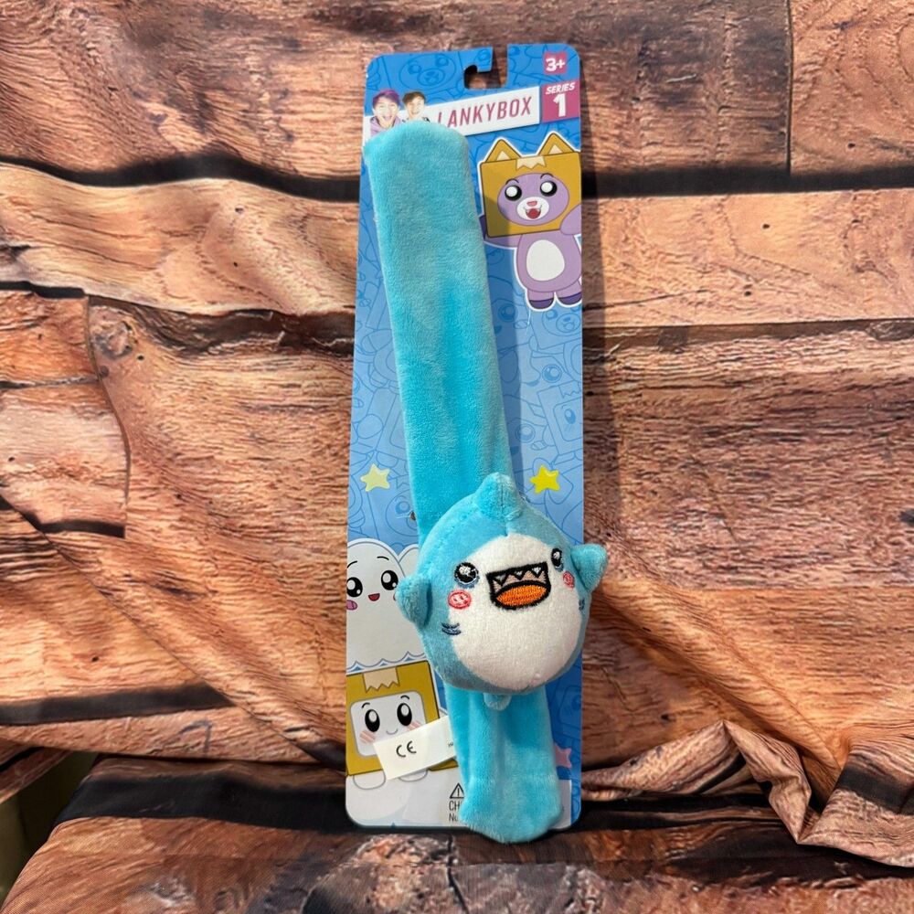 LankyBox Series 1 Slap Bracelet Thicc Shark Plush Toy Bonkers Official NWT New
